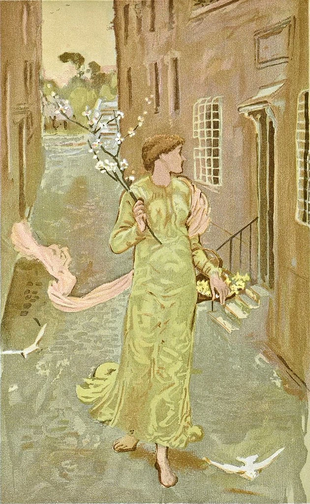 Un Araldo di Primavera. Bozzetto
